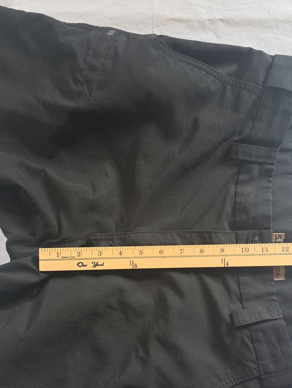 5.11 Tactical Men's Fast-Tac Urban 11" Shorts Ripstop Black 38 - Picture 6 of 8